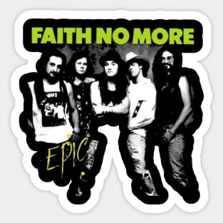 FAITH NO MORE MERCH VTG Sticker